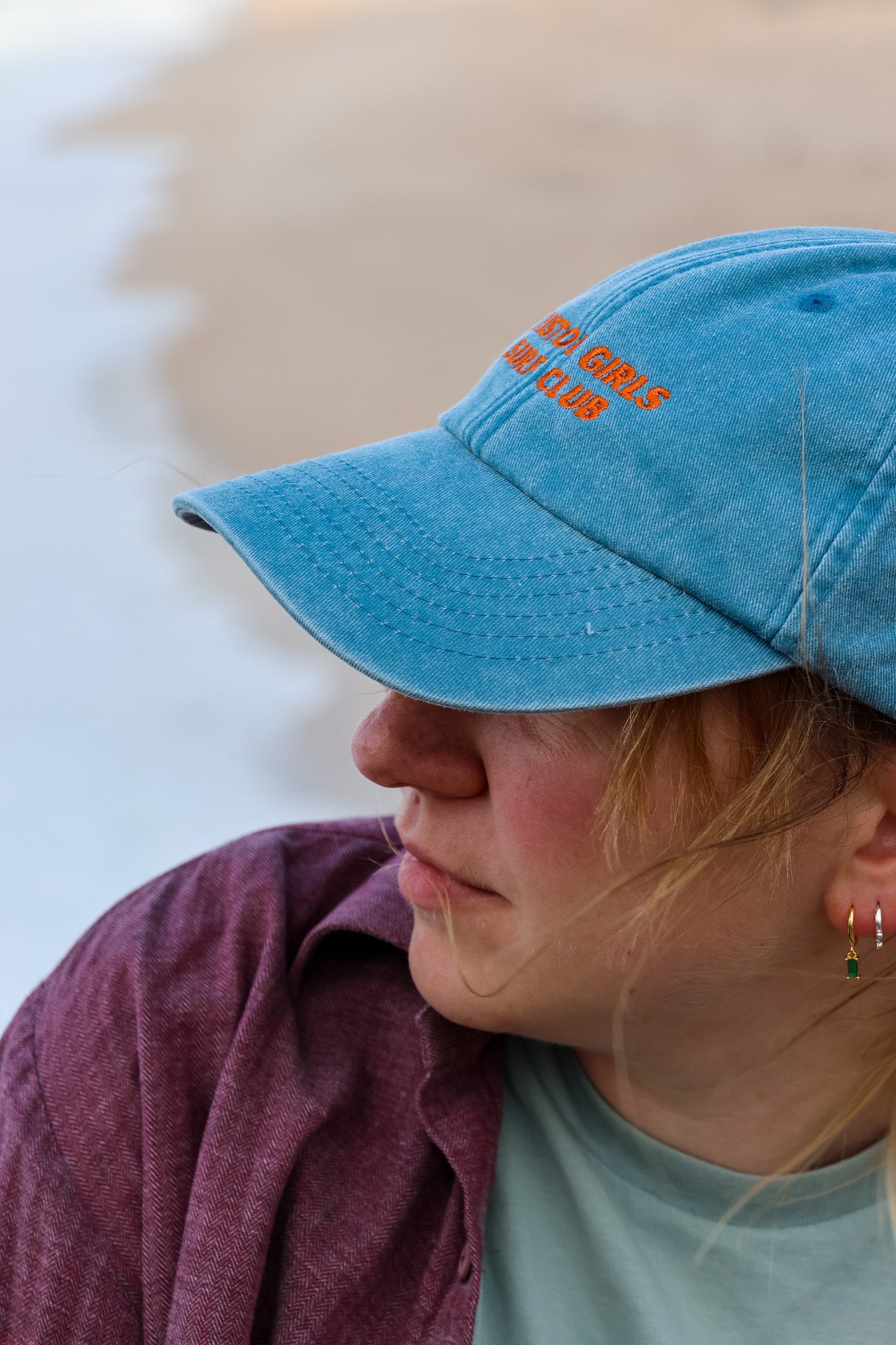 Cap Light Denim Pre order Bristol Girls Surf Club