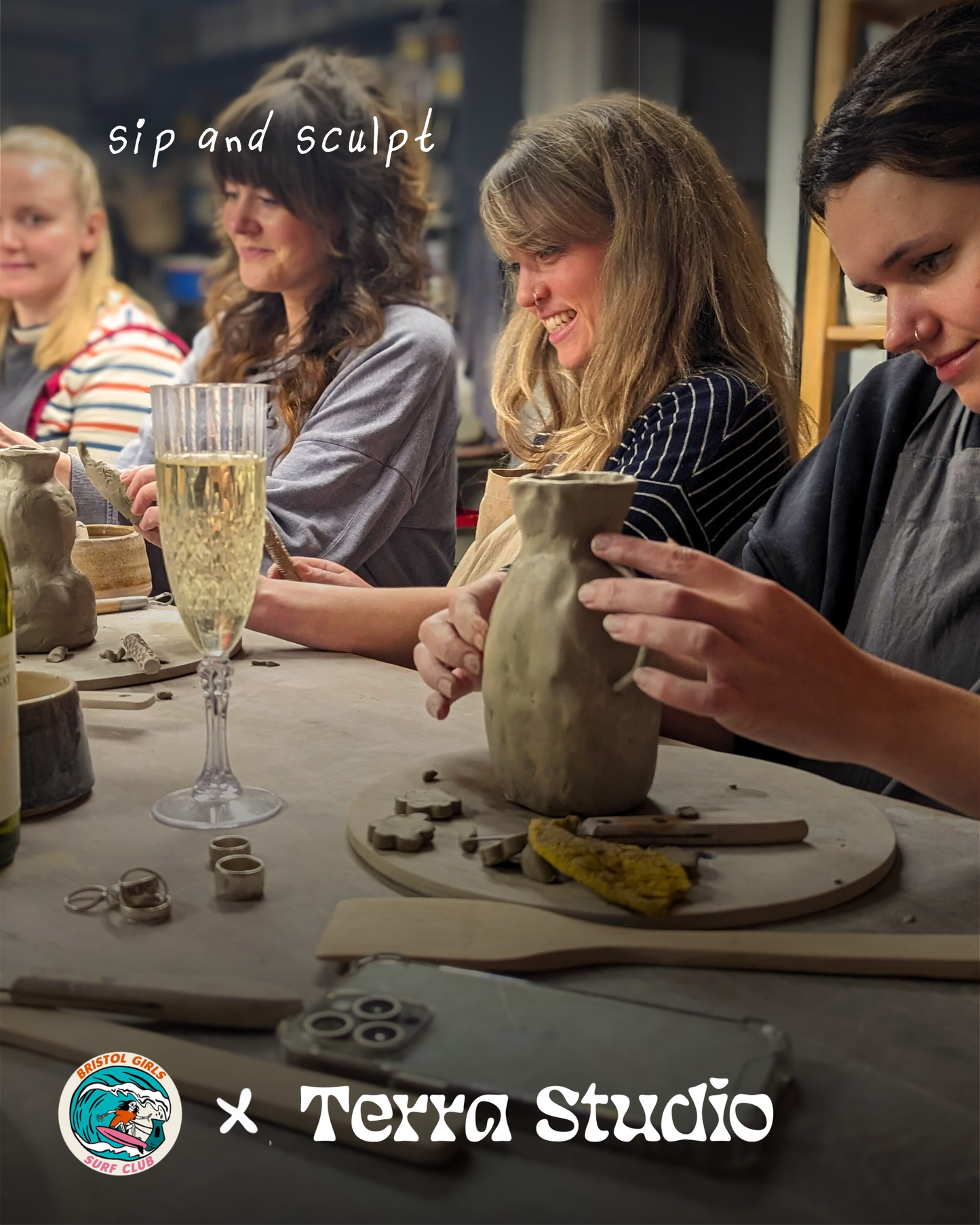 BGSC x Terra Studio Bristol - Sip + Sculpt