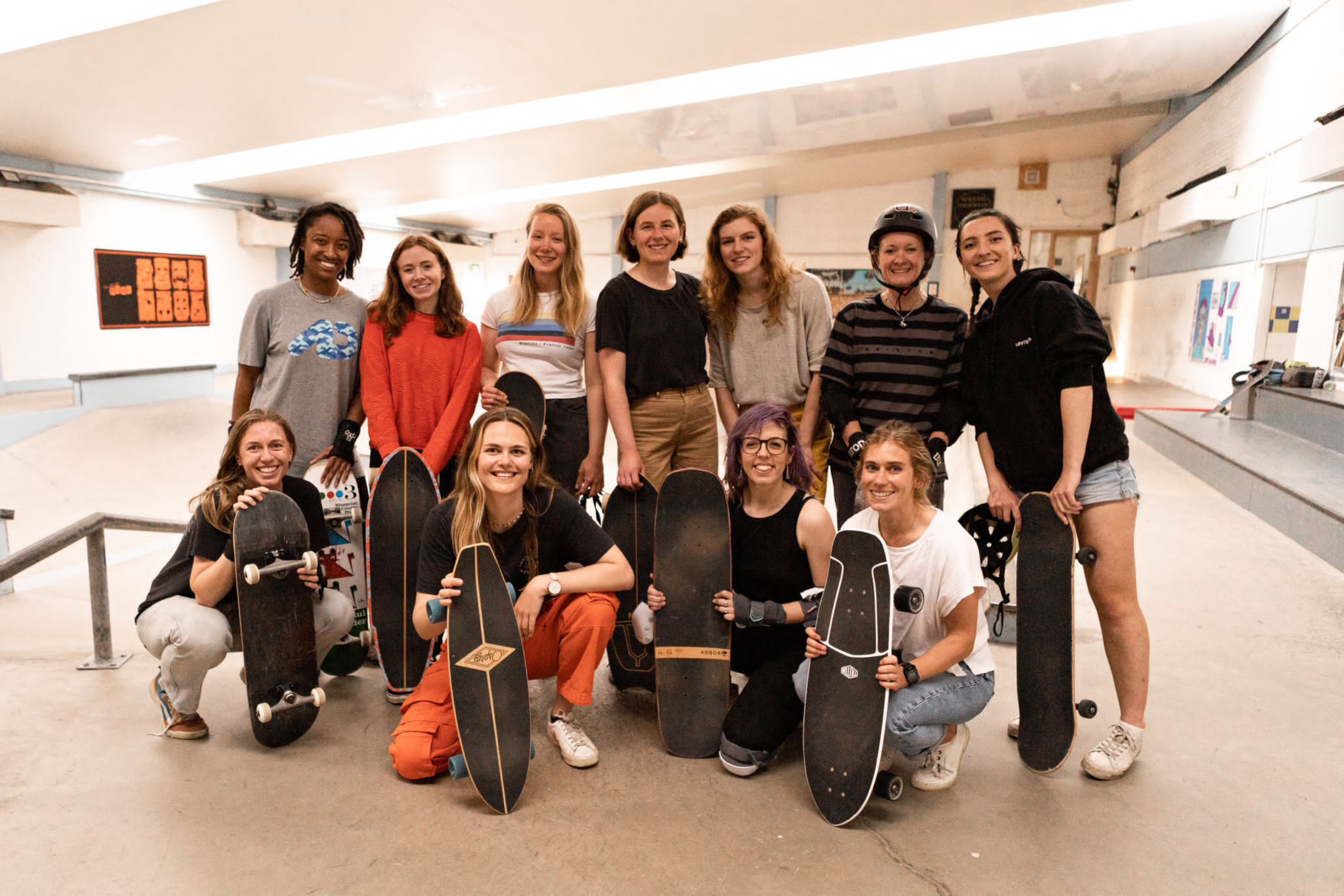 BGSC members enjoy a skate session at Campus Pool Bristol, photo taken by Orlaith Jane Photography